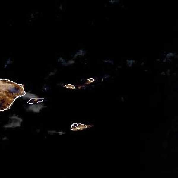 météo tropicale : Image satellite .