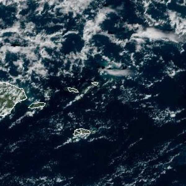 météo tropicale : Image satellite .