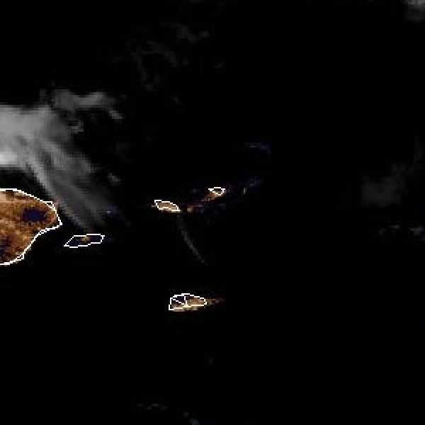 météo tropicale : Image satellite .