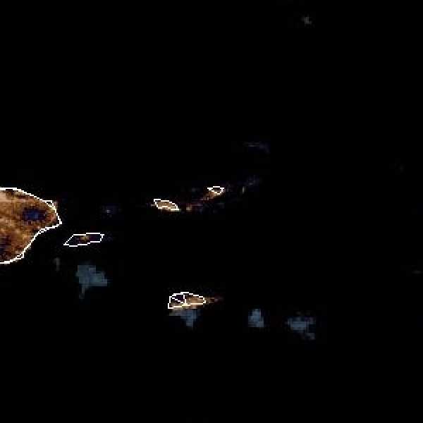 météo tropicale : Image satellite .