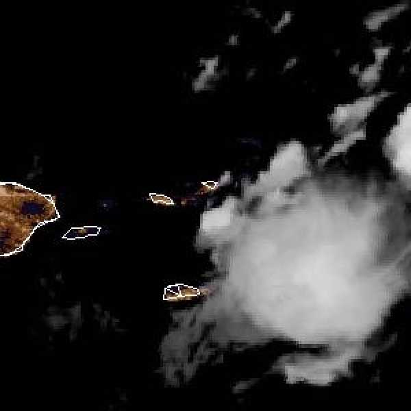 météo tropicale : Image satellite .
