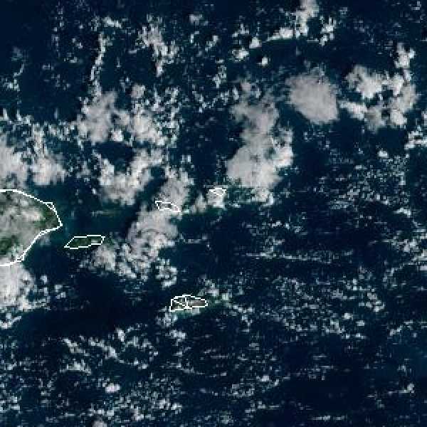 météo tropicale : Image satellite .