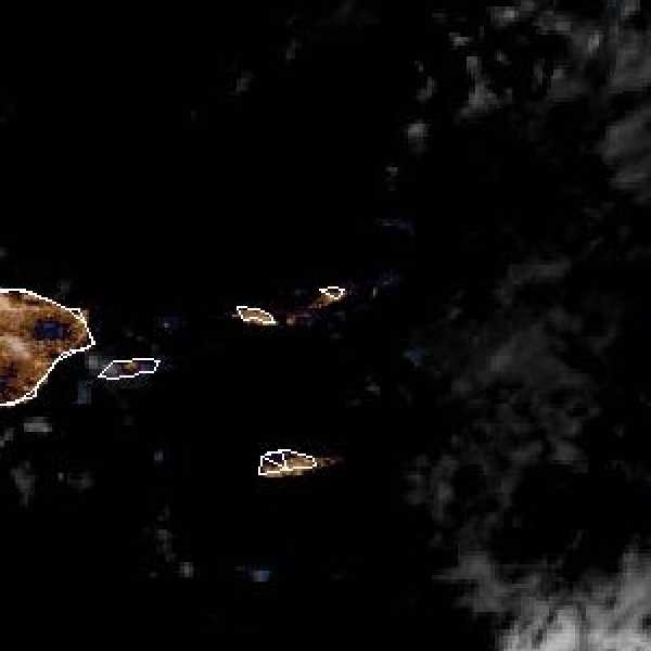 météo tropicale : Image satellite .