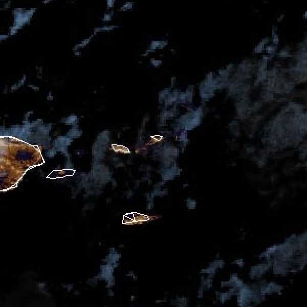 météo tropicale : Image satellite .