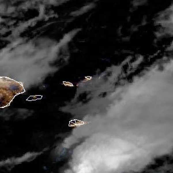 météo tropicale : Image satellite .