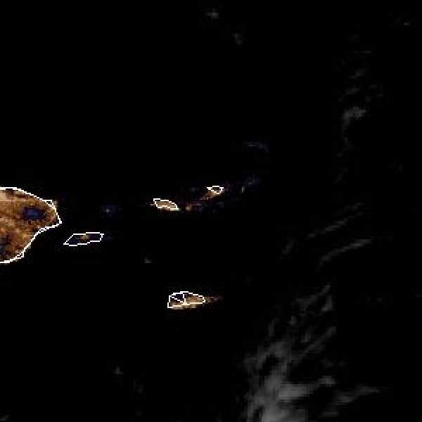 météo tropicale : Image satellite .