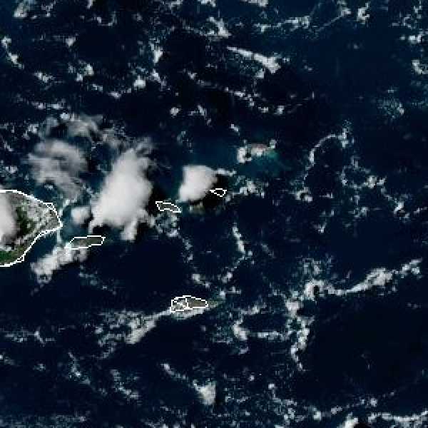 météo tropicale : Image satellite .