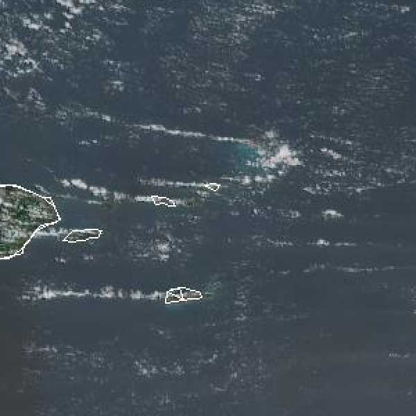 météo tropicale : Image satellite .