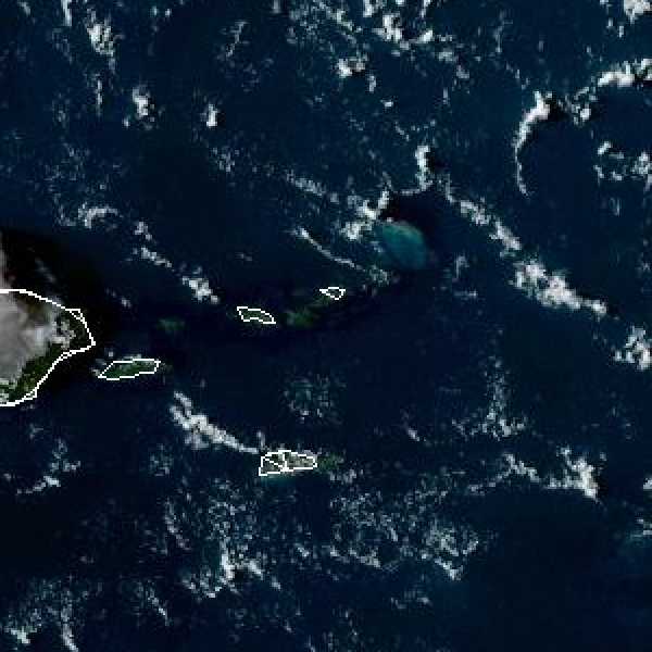 météo tropicale : Image satellite .