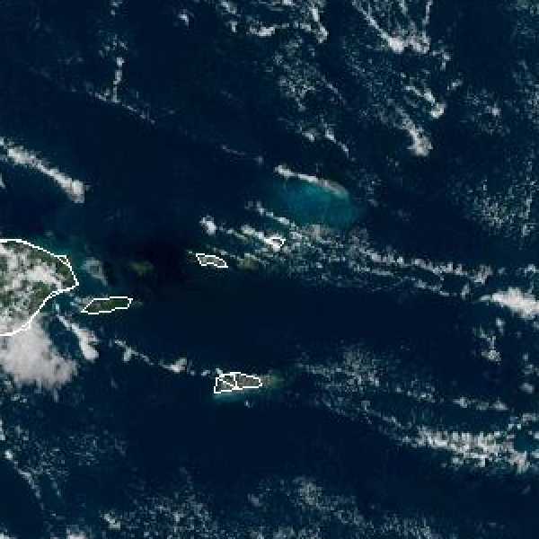 météo tropicale : Image satellite .