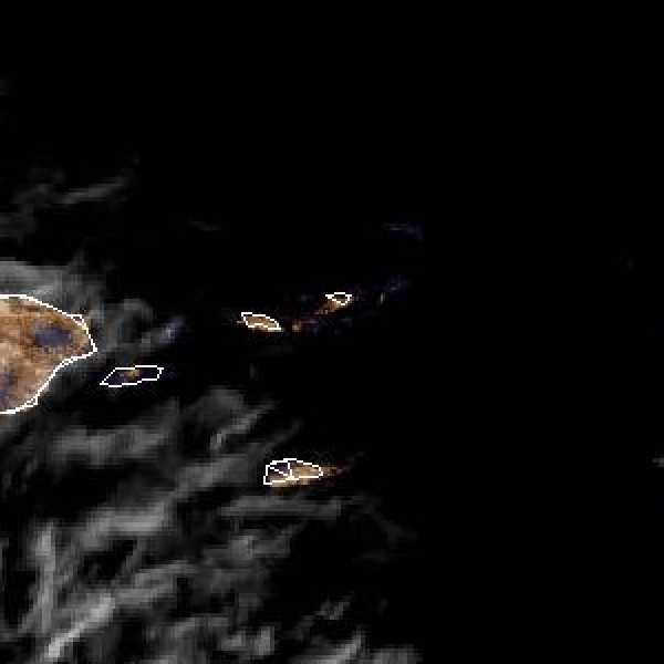 météo tropicale : Image satellite .