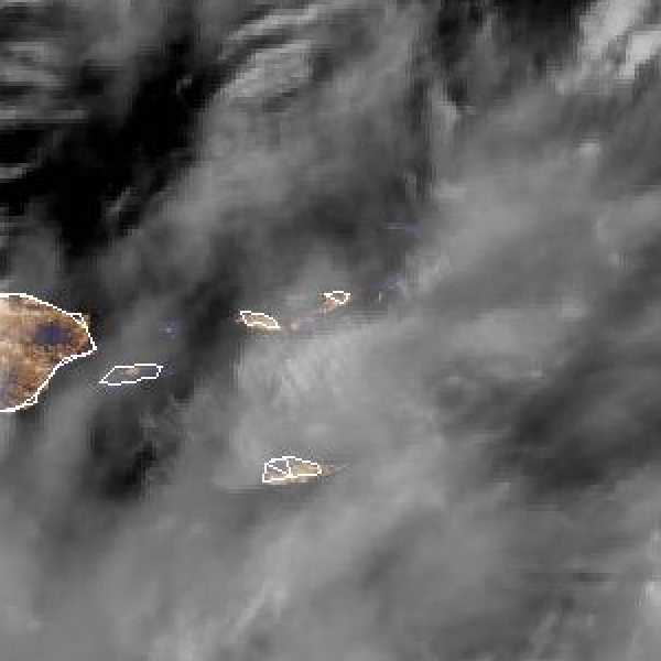 météo tropicale : Image satellite .
