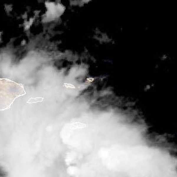 météo tropicale : Image satellite .