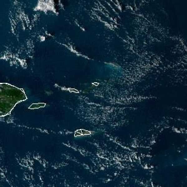 météo tropicale : Image satellite .