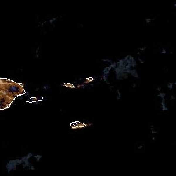 météo tropicale : Image satellite .