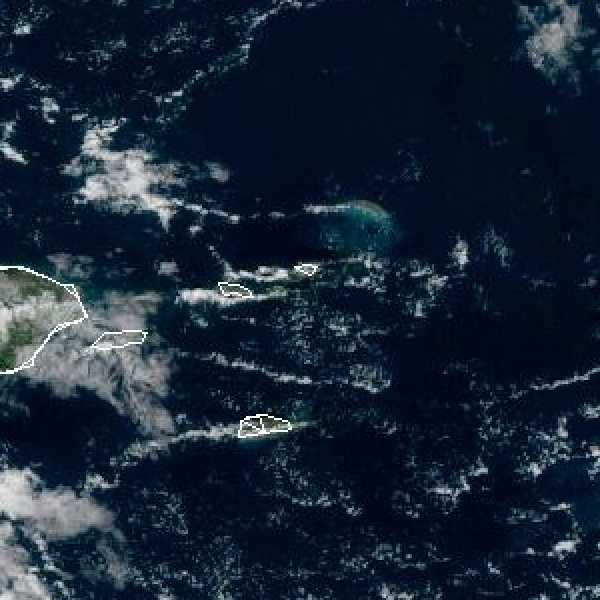 météo tropicale : Image satellite .