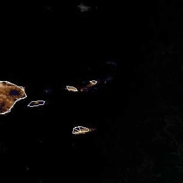 météo tropicale : Image satellite .