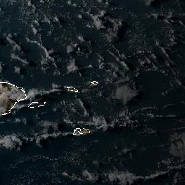 météo tropicale : Image satellite .