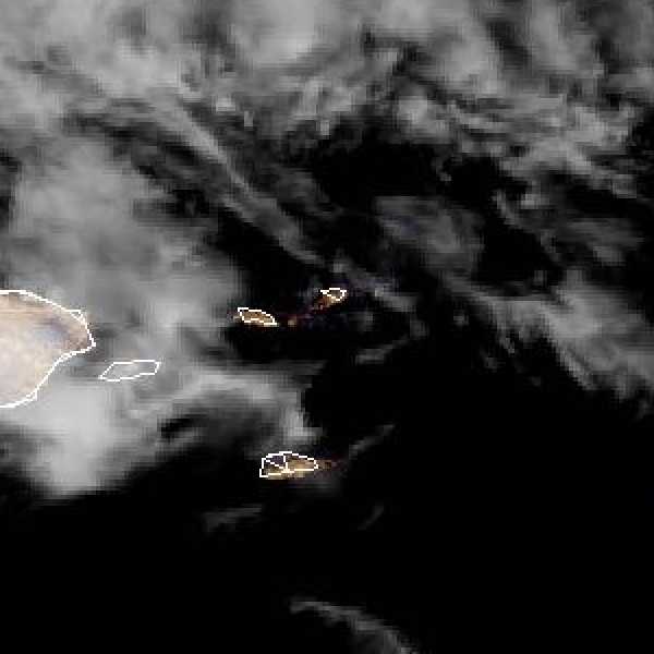 météo tropicale : Image satellite .