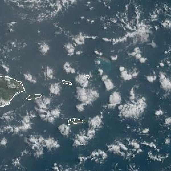 météo tropicale : Image satellite .