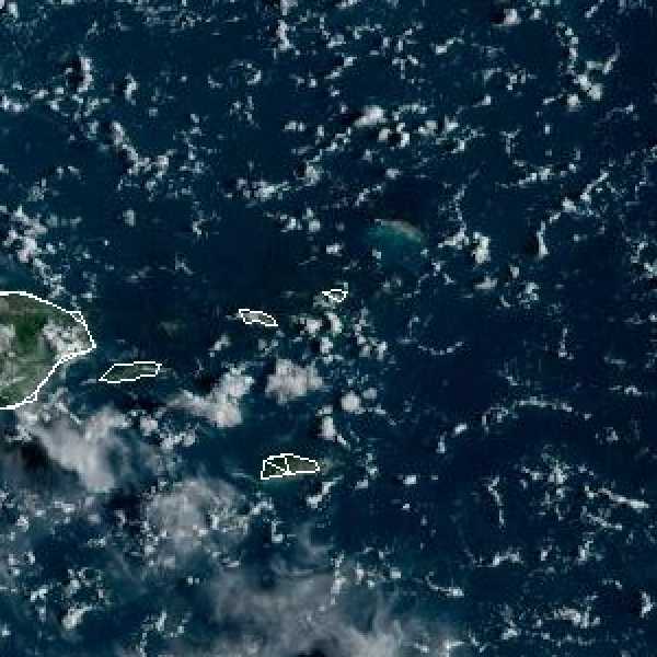 météo tropicale : Image satellite .