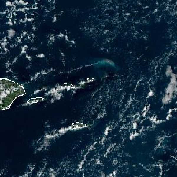 météo tropicale : Image satellite .