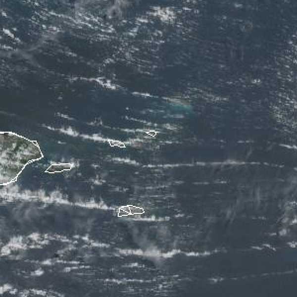 météo tropicale : Image satellite .