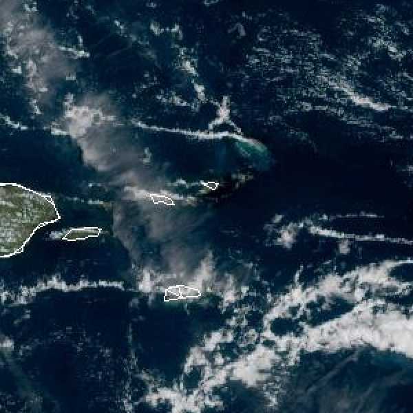 météo tropicale : Image satellite .