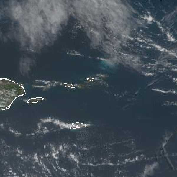 météo tropicale : Image satellite .