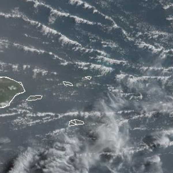 météo tropicale : Image satellite .
