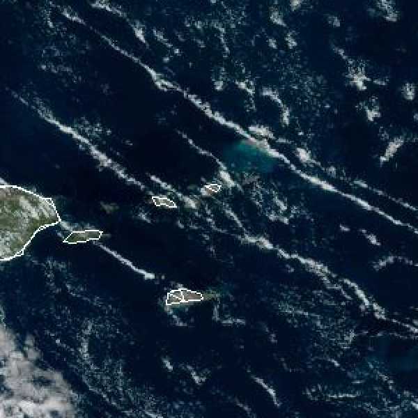 météo tropicale : Image satellite .