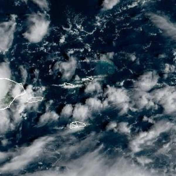 météo tropicale : Image satellite .