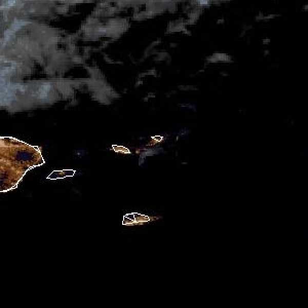 météo tropicale : Image satellite .