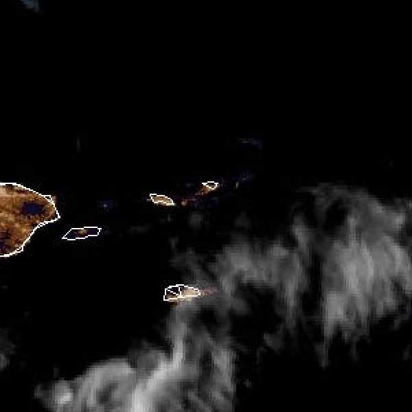 météo tropicale : Image satellite .