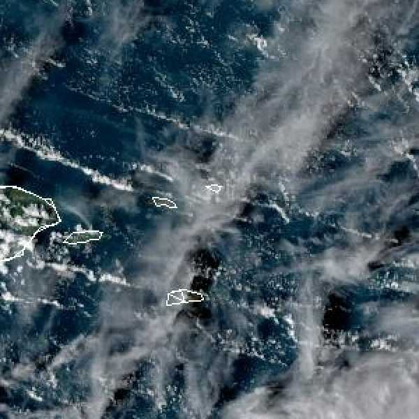 météo tropicale : Image satellite .