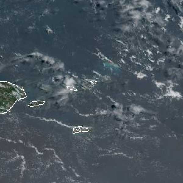 météo tropicale : Image satellite .