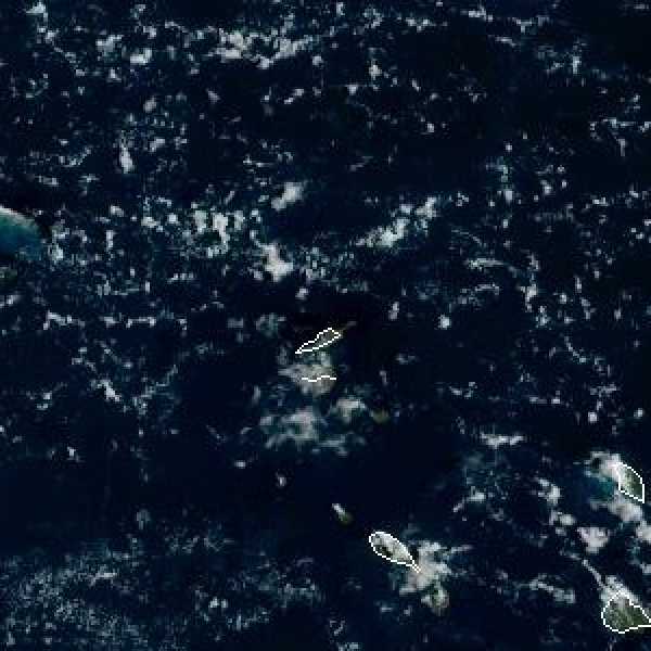 météo tropicale : Image satellite .