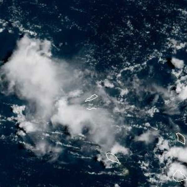 météo tropicale : Image satellite .