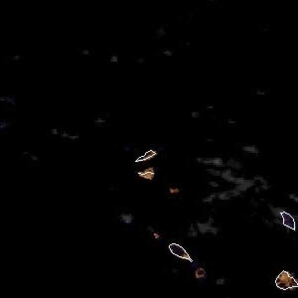 météo tropicale : Image satellite .