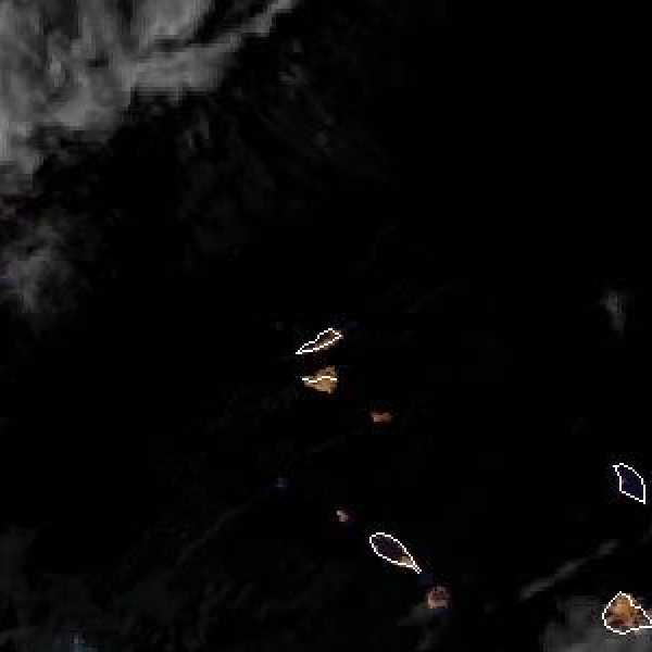 météo tropicale : Image satellite .