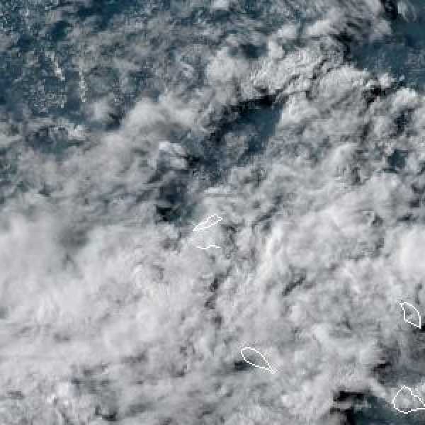 météo tropicale : Image satellite .