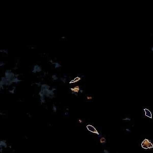 météo tropicale : Image satellite .