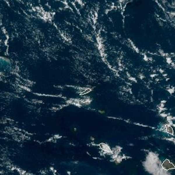 météo tropicale : Image satellite .