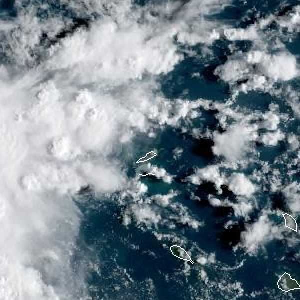 météo tropicale : Image satellite .