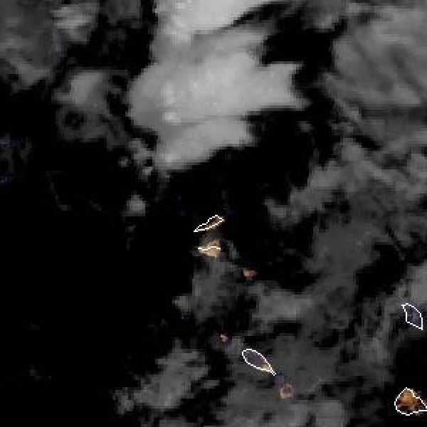 météo tropicale : Image satellite .