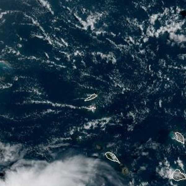 météo tropicale : Image satellite .