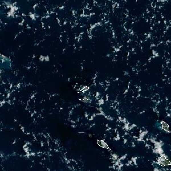 météo tropicale : Image satellite .