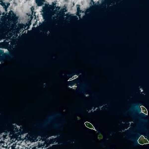 météo tropicale : Image satellite .