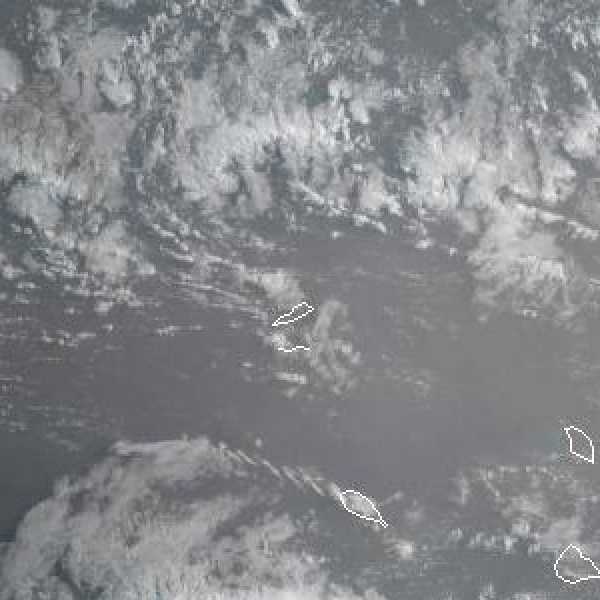 météo tropicale : Image satellite .