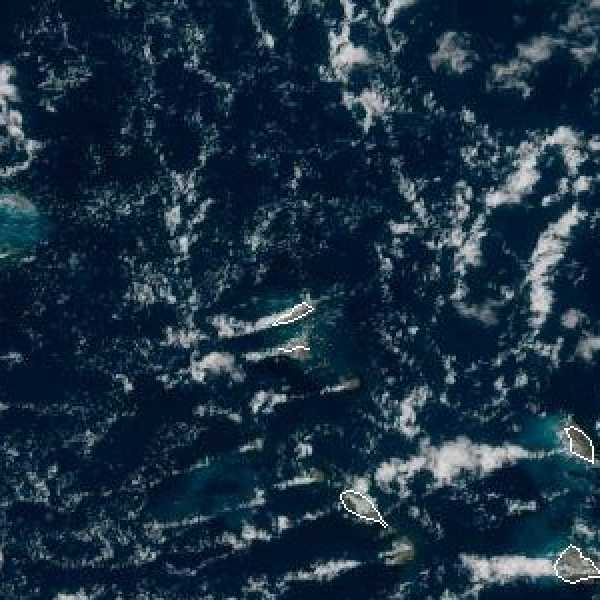 météo tropicale : Image satellite .